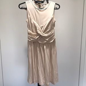 Bimba & Lola Cream Ruched Dress